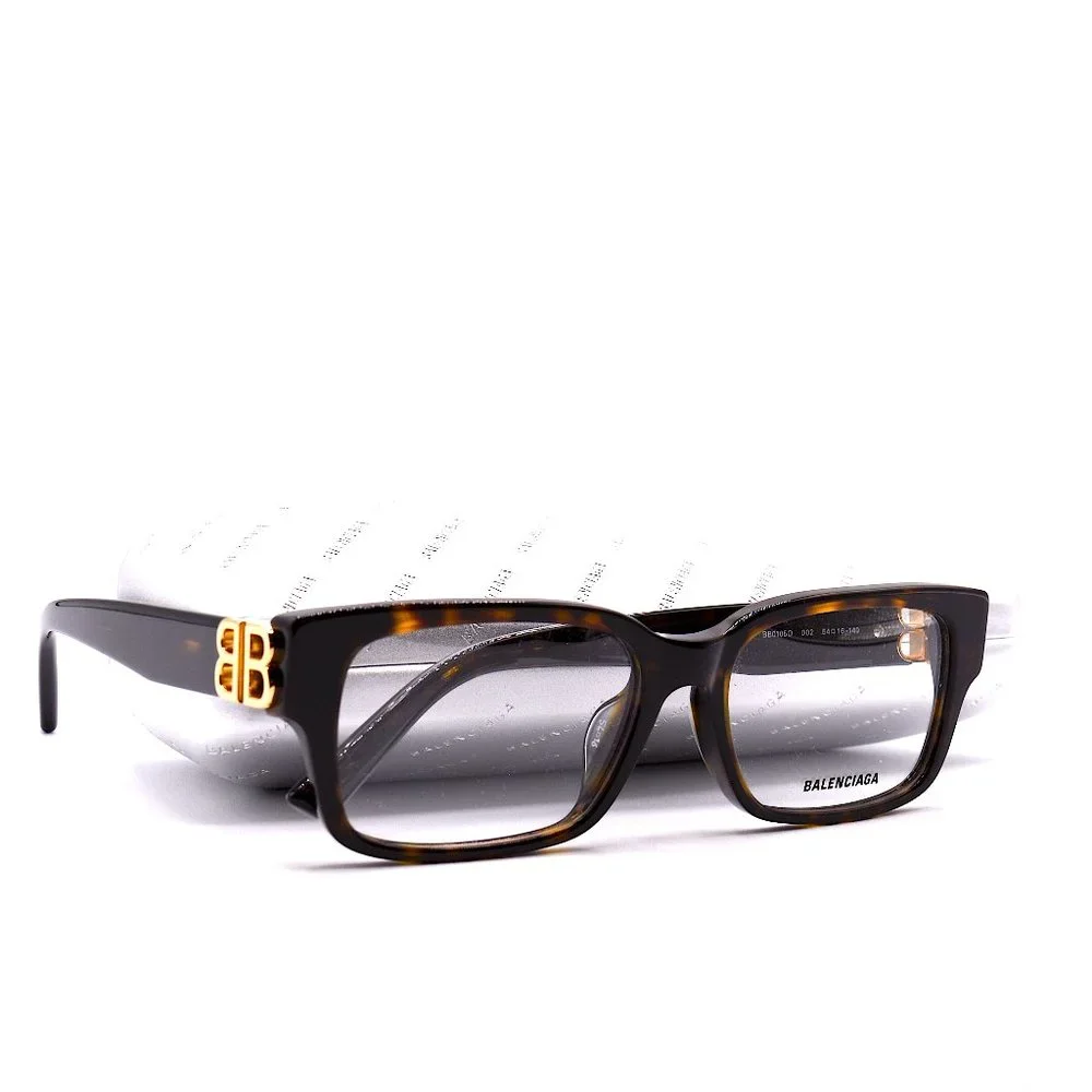 NEW BALENCIAGA BB0105O 002 HAVANA AUTHENTIC EYEGLASSES FRAME
